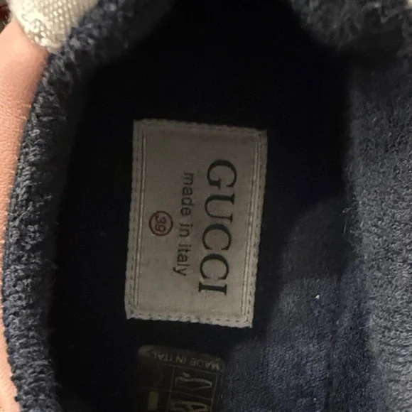 Gucci Women's Sneakers with Pink and Blue Design - Picture 7 of 8